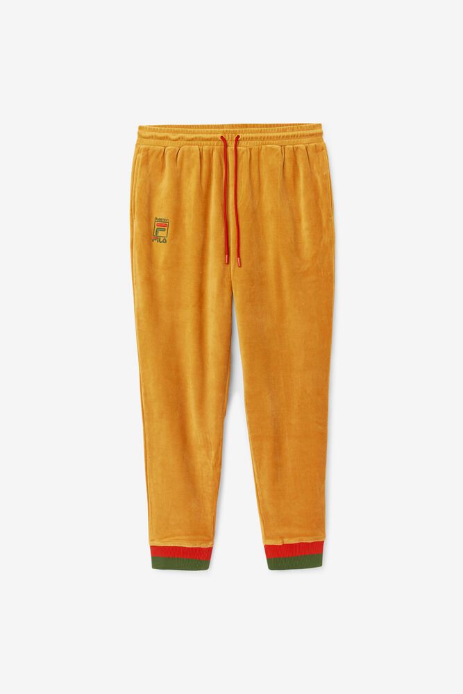 Fila Pants Mens Orange - X Paterson Velour - Philippines 5608931-ZG